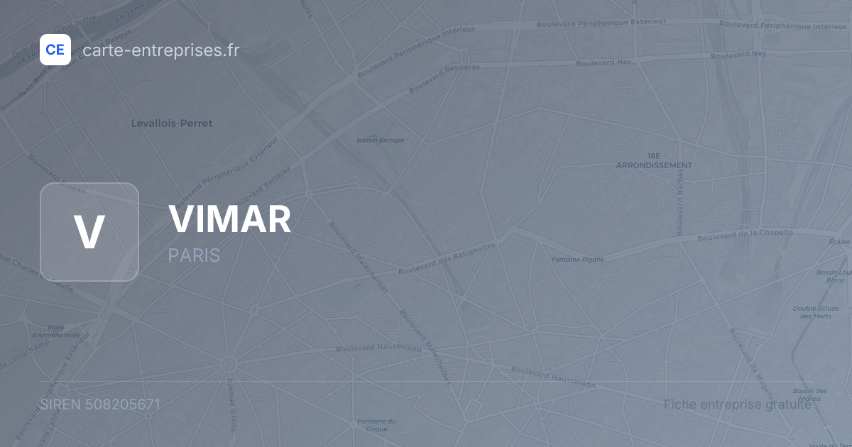 VIMAR — 508205671 — fiche entreprise