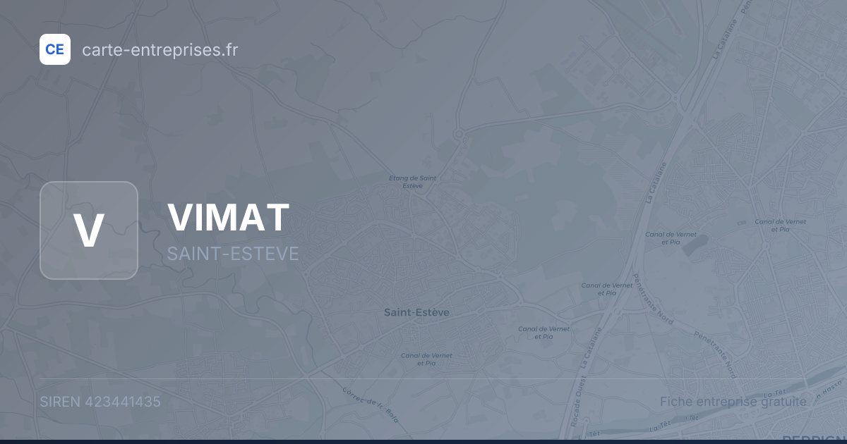VIMAT — 423441435 — fiche entreprise