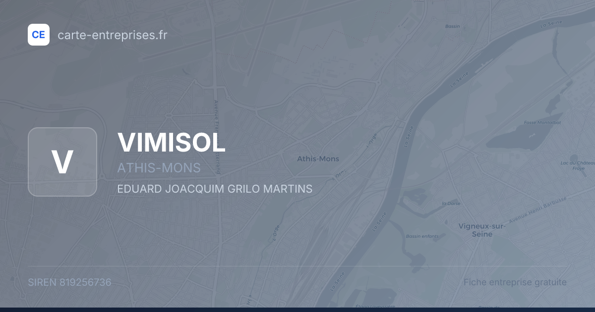 VIMISOL — 819256736 — fiche entreprise