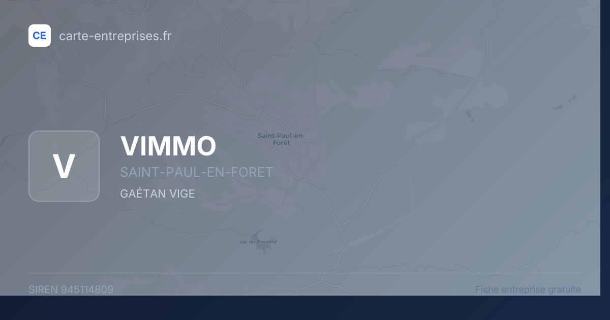 VIMMO — 945114809 — fiche entreprise