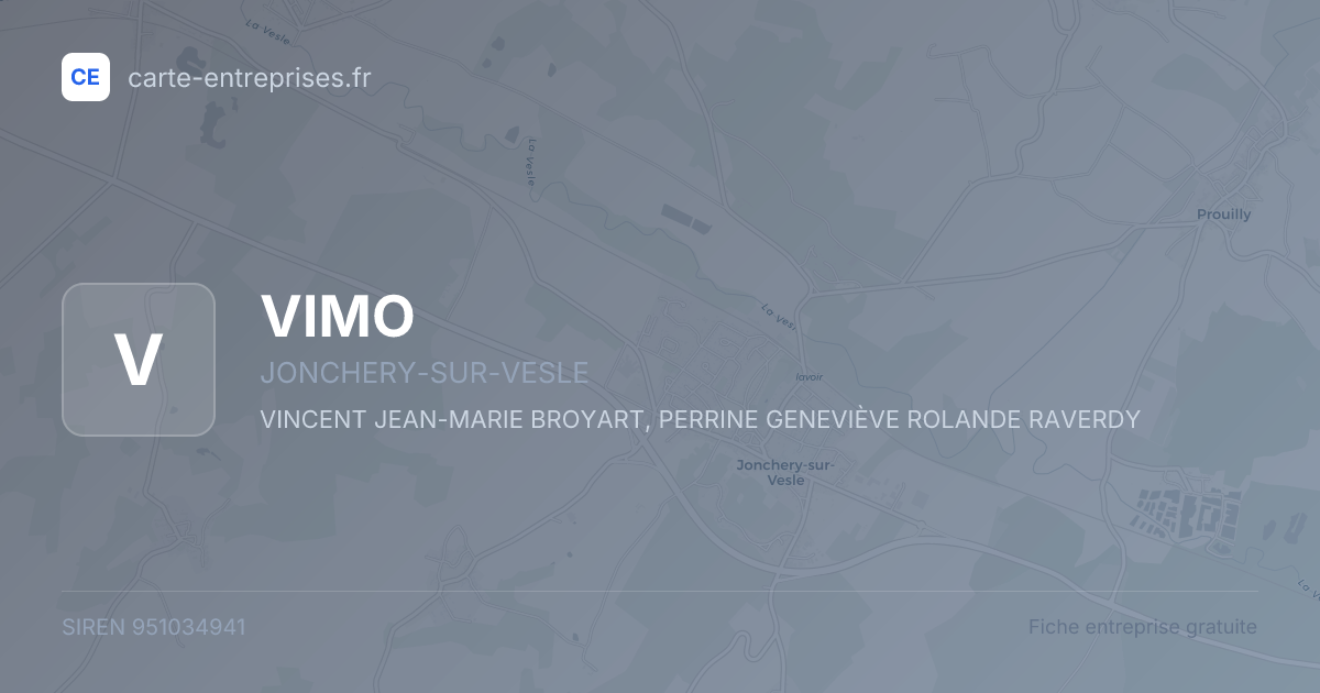 VIMO — 951034941 — fiche entreprise