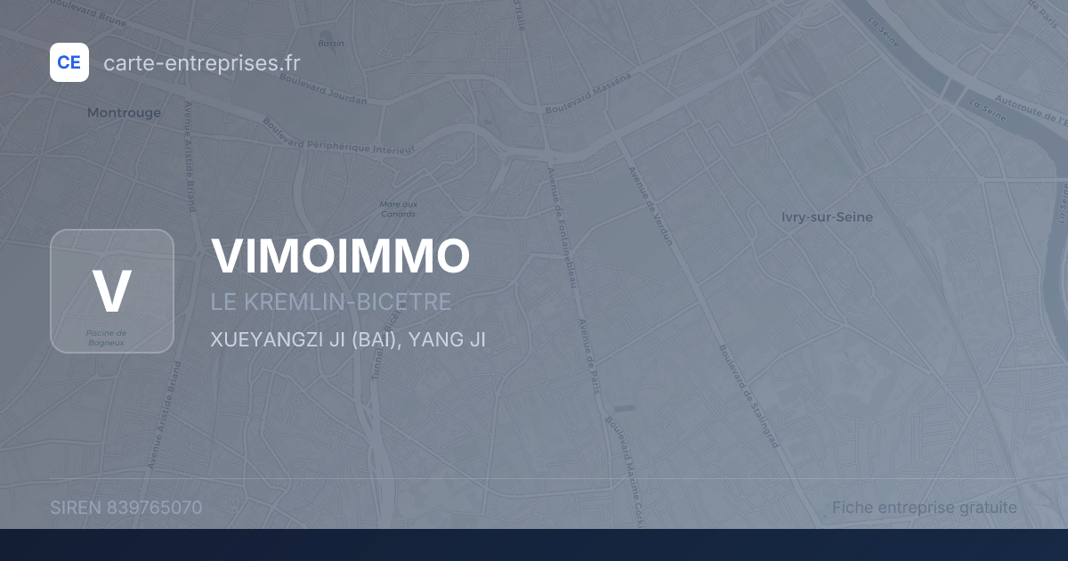 VIMOIMMO — 839765070 — fiche entreprise
