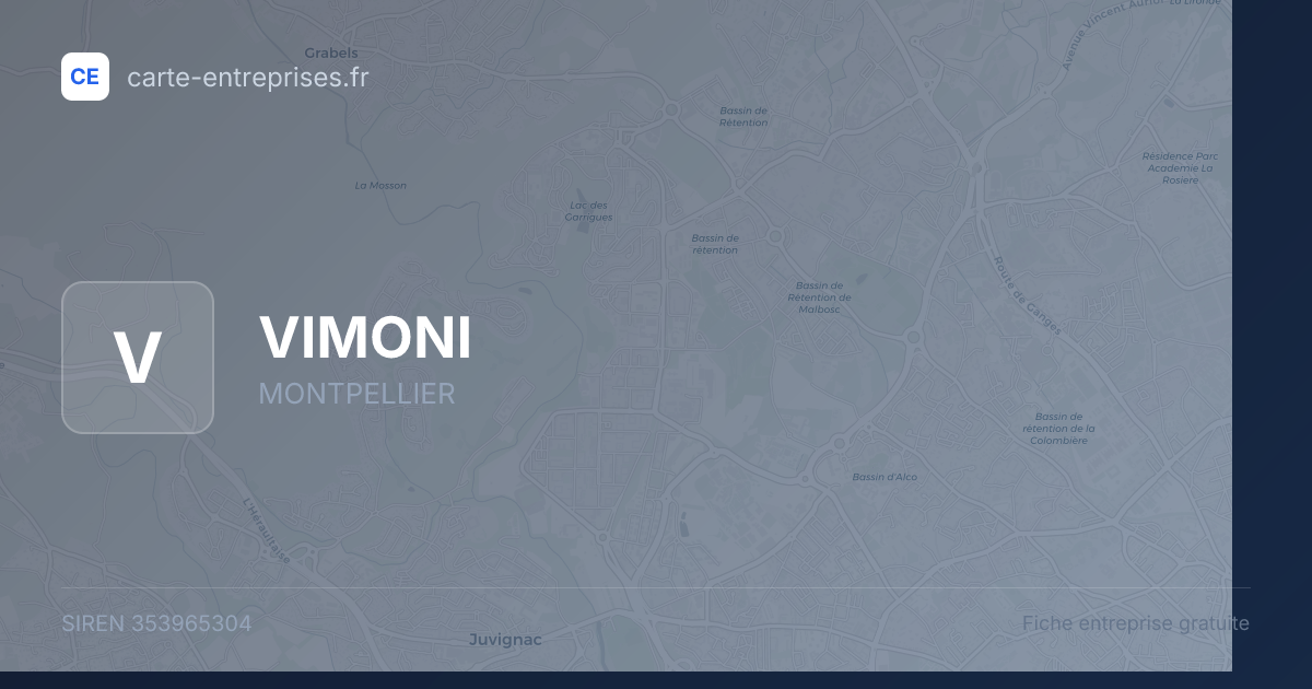 VIMONI — 353965304 — fiche entreprise