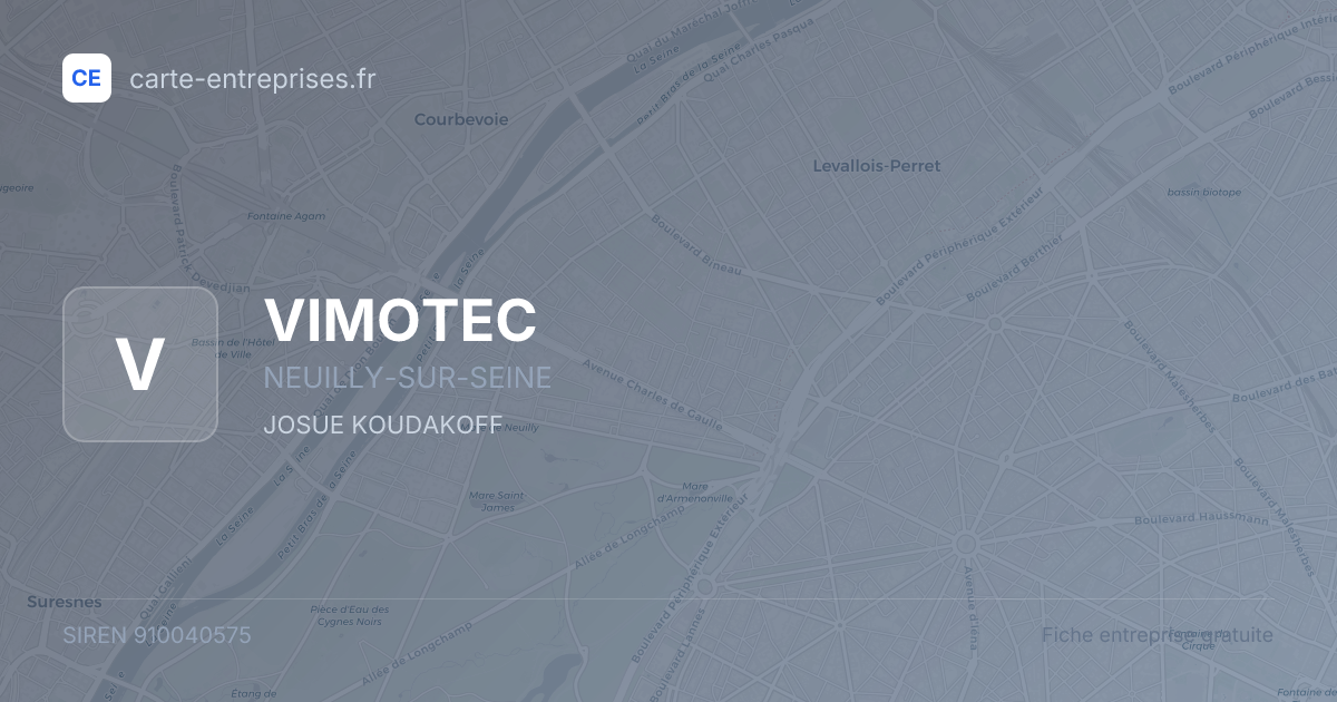 VIMOTEC — 910040575 — fiche entreprise