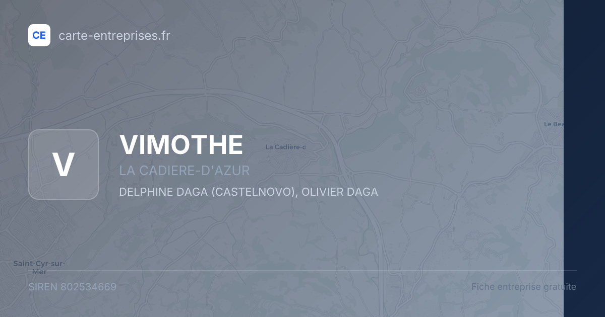 VIMOTHE — 802534669 — fiche entreprise