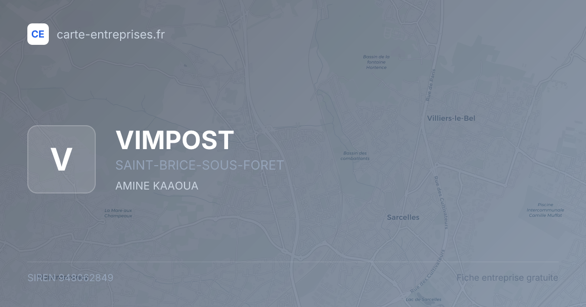 VIMPOST — 948062849 — fiche entreprise