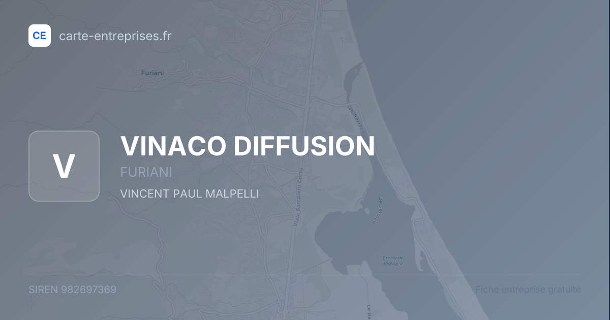 VINACO DIFFUSION — 982697369 — fiche entreprise