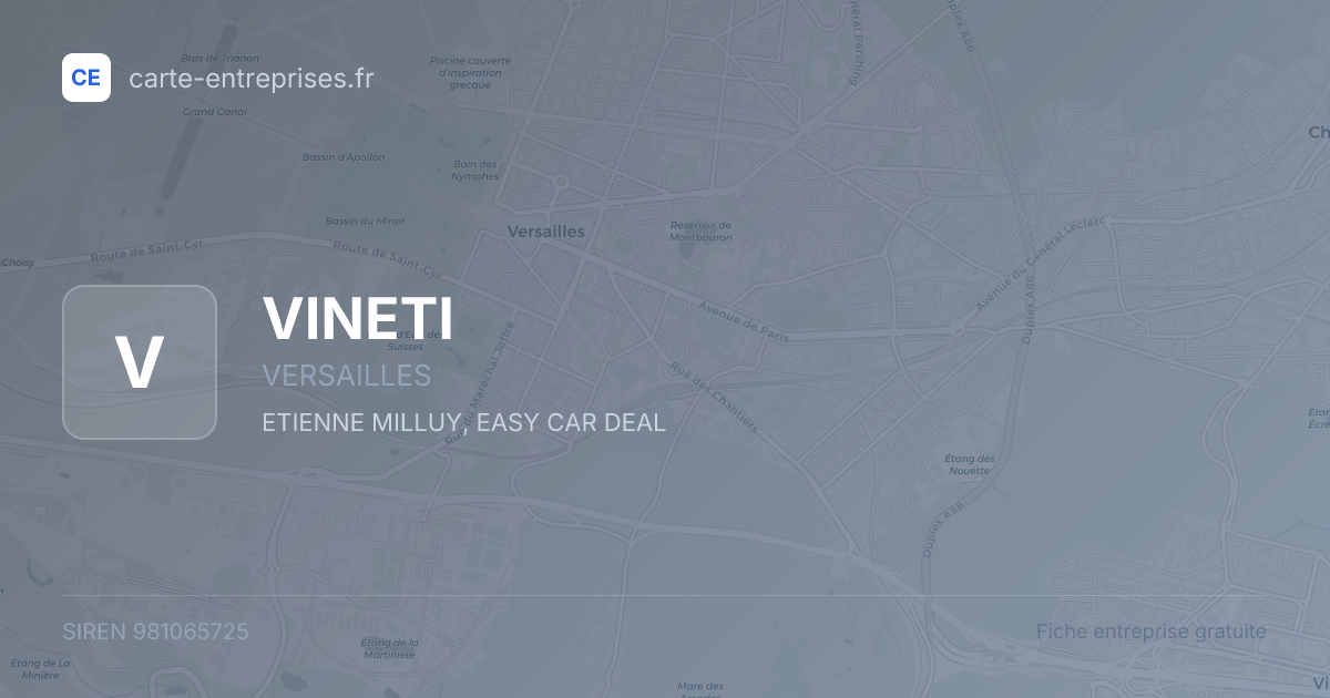 VINETI — 981065725 — fiche entreprise