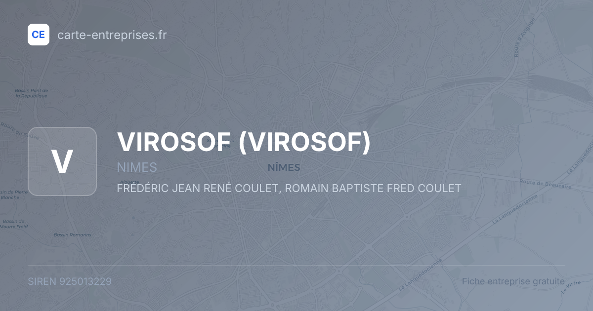VIROSOF — 925013229 — fiche entreprise
