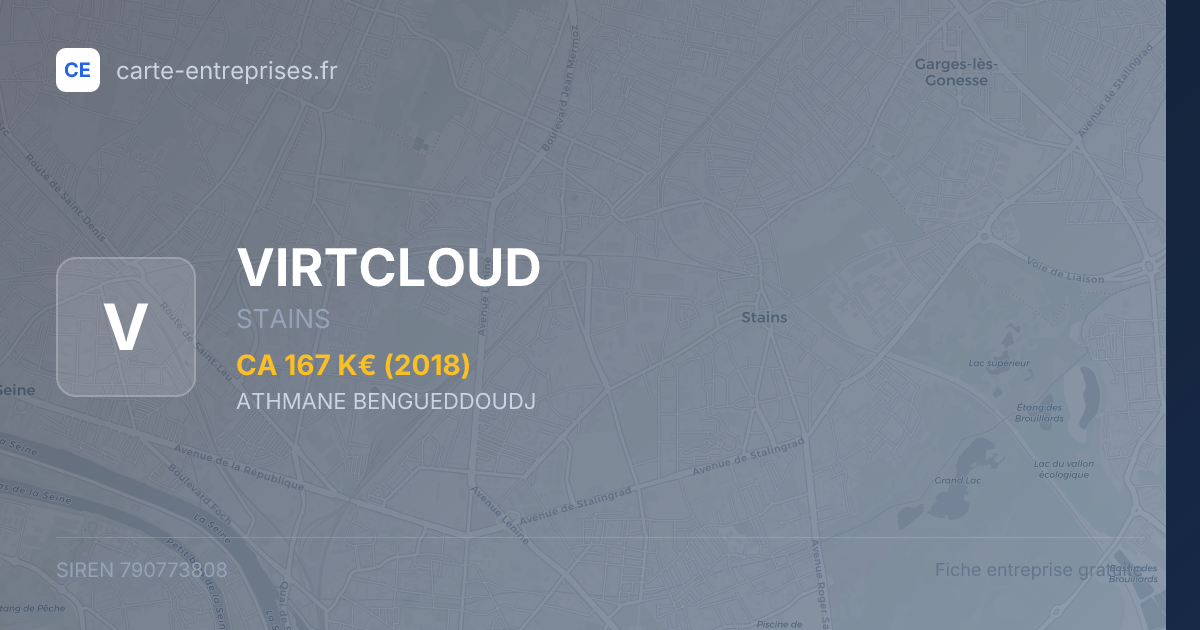 VIRTCLOUD — 790773808 — fiche entreprise