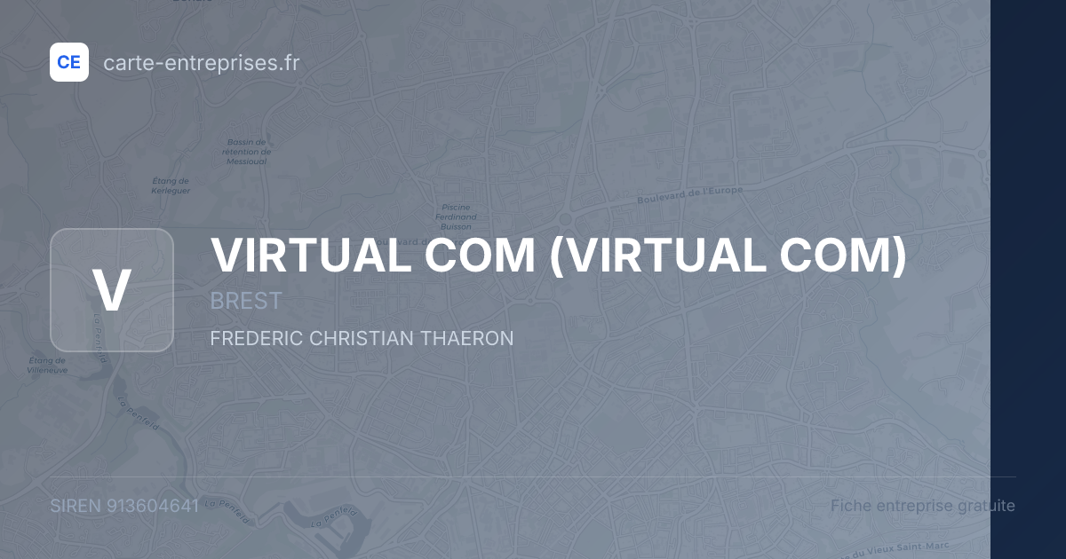 VIRTUAL COM — 913604641 — fiche entreprise