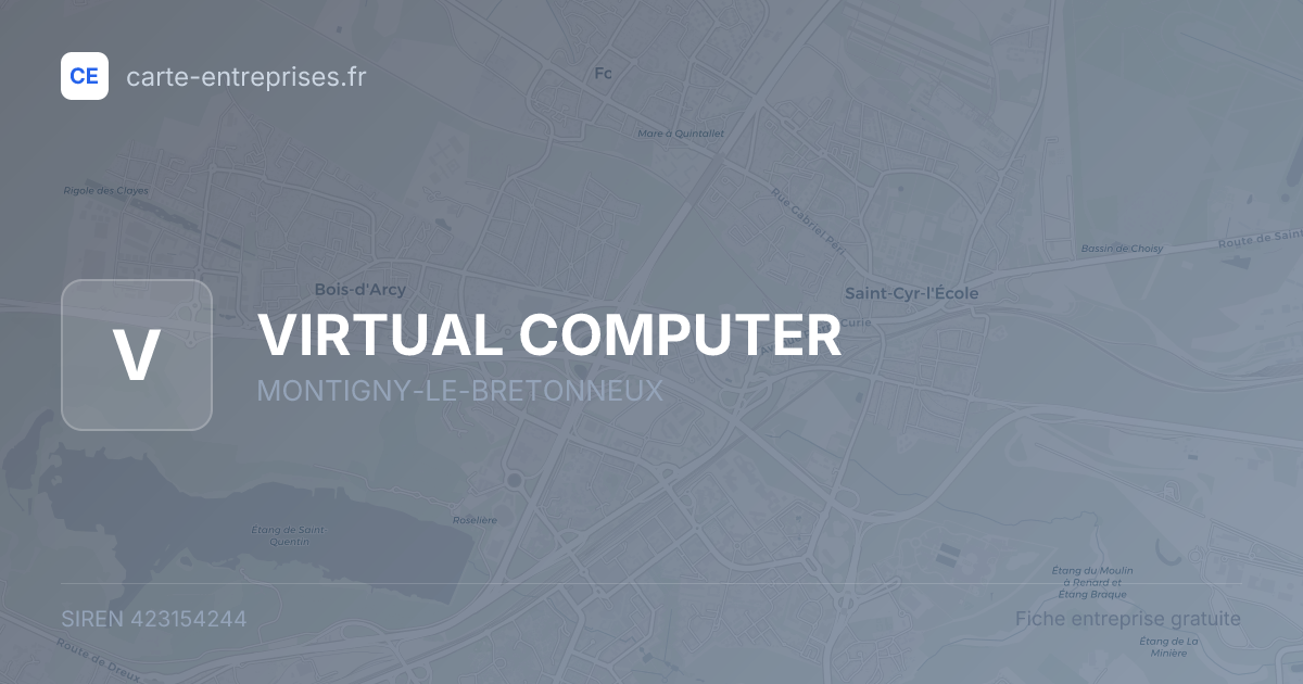 VIRTUAL COMPUTER — 423154244 — fiche entreprise