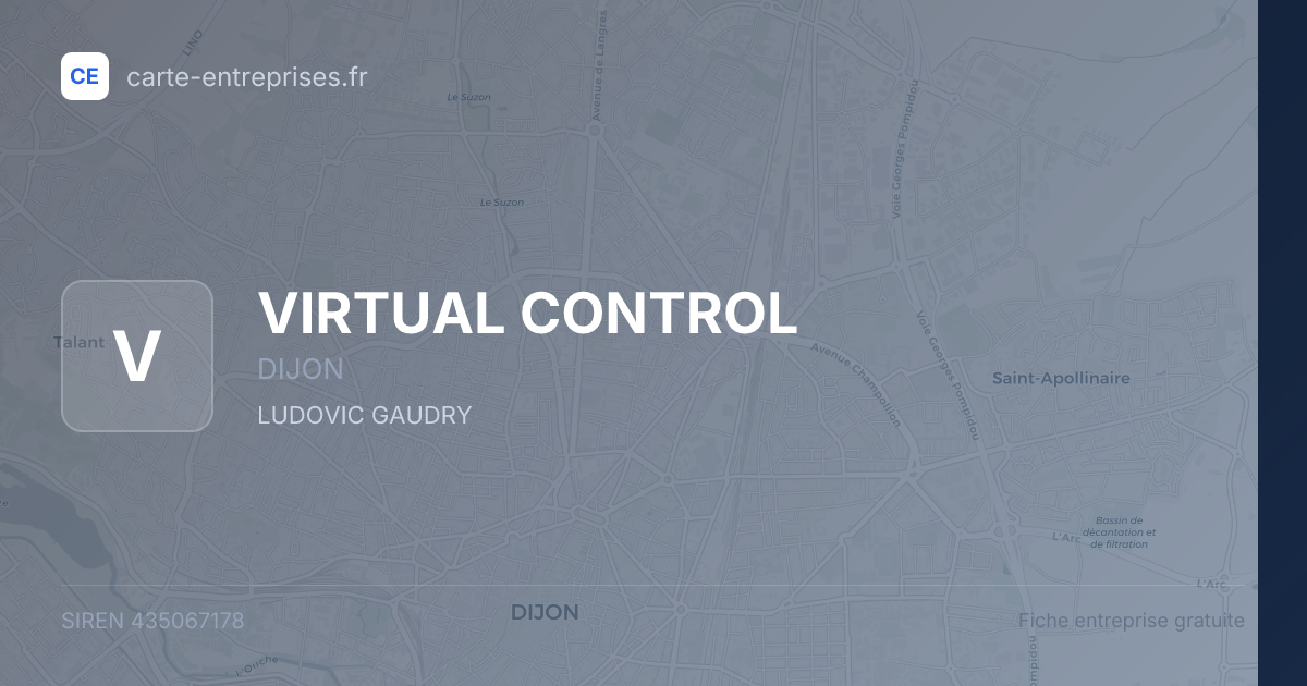VIRTUAL CONTROL — 435067178 — fiche entreprise