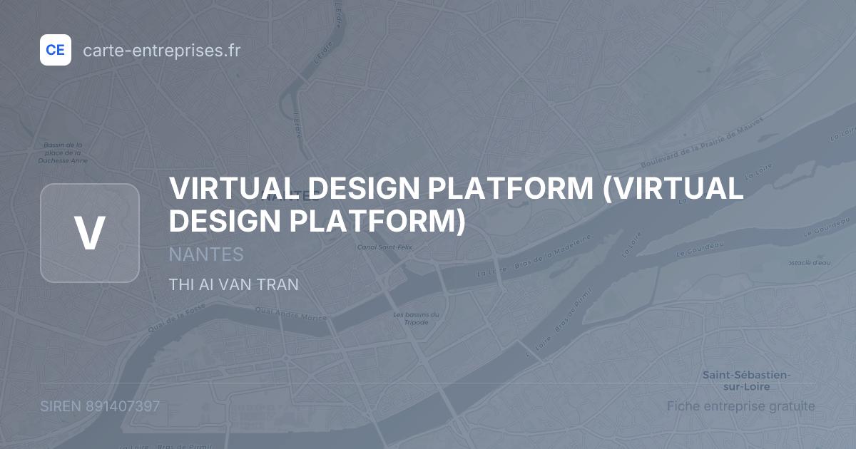 VIRTUAL DESIGN PLATFORM — 891407397 — fiche entreprise