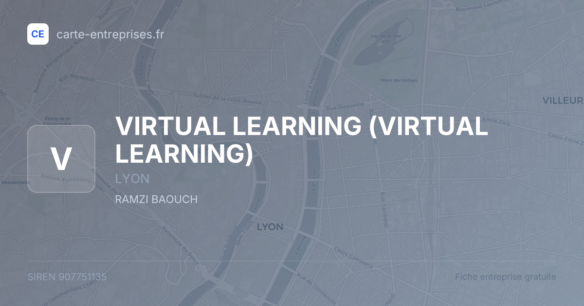 VIRTUAL LEARNING — 907751135 — fiche entreprise