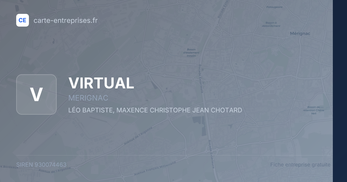 VIRTUAL — 930074463 — fiche entreprise