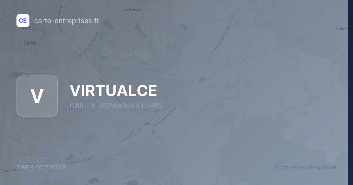 VIRTUALCE — 501720668 — fiche entreprise