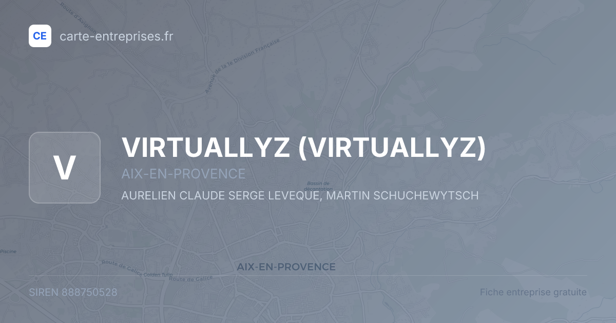 VIRTUALLYZ — 888750528 — fiche entreprise