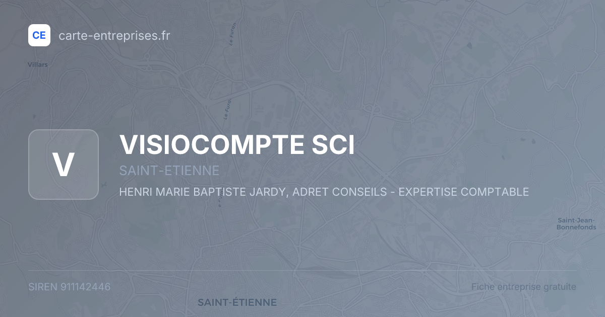 VISIOCOMPTE SCI — 911142446 — fiche entreprise