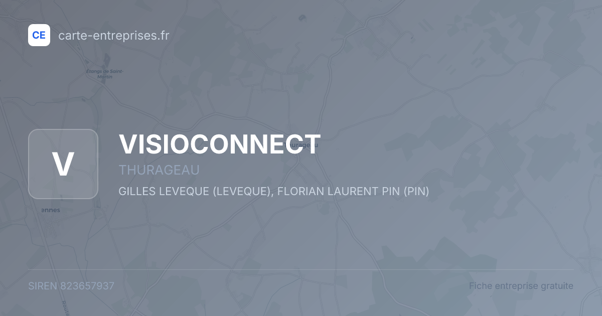 VISIOCONNECT — 823657937 — fiche entreprise