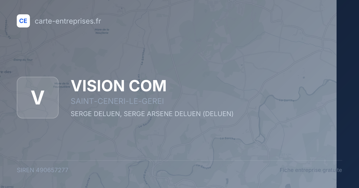 VISION COM — 490657277 — fiche entreprise