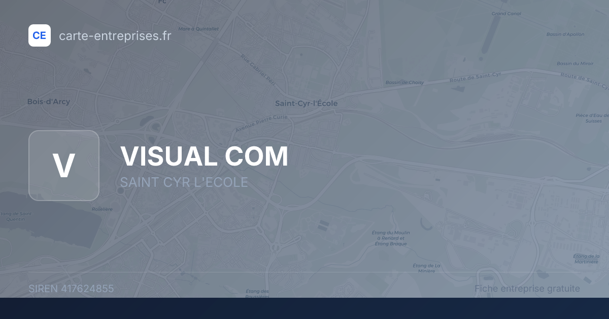 VISUAL COM — 417624855 — fiche entreprise