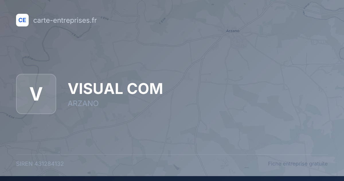 VISUAL COM — 431284132 — fiche entreprise