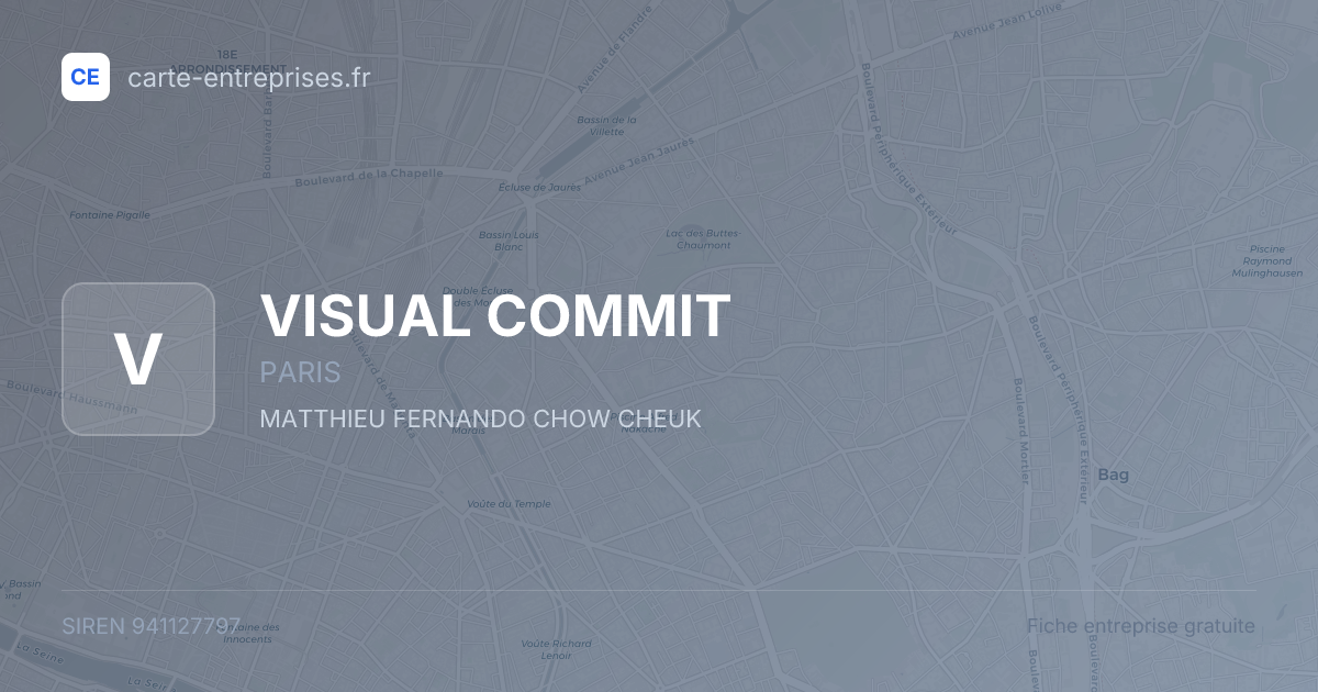 VISUAL COMMIT — 941127797 — fiche entreprise