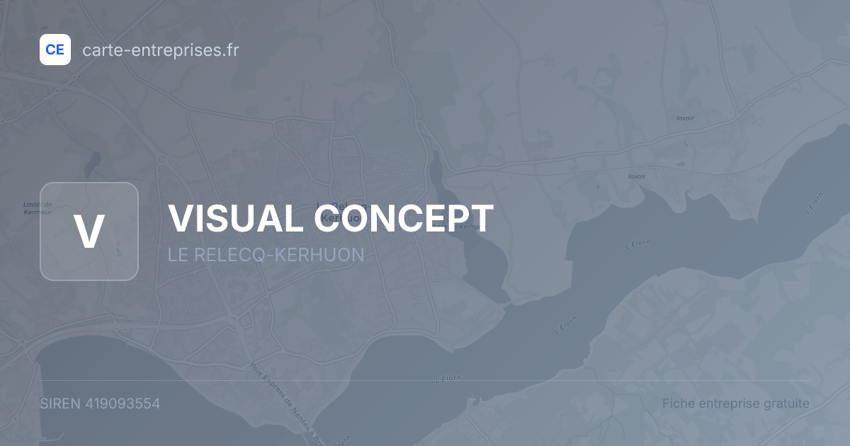 VISUAL CONCEPT — 419093554 — fiche entreprise