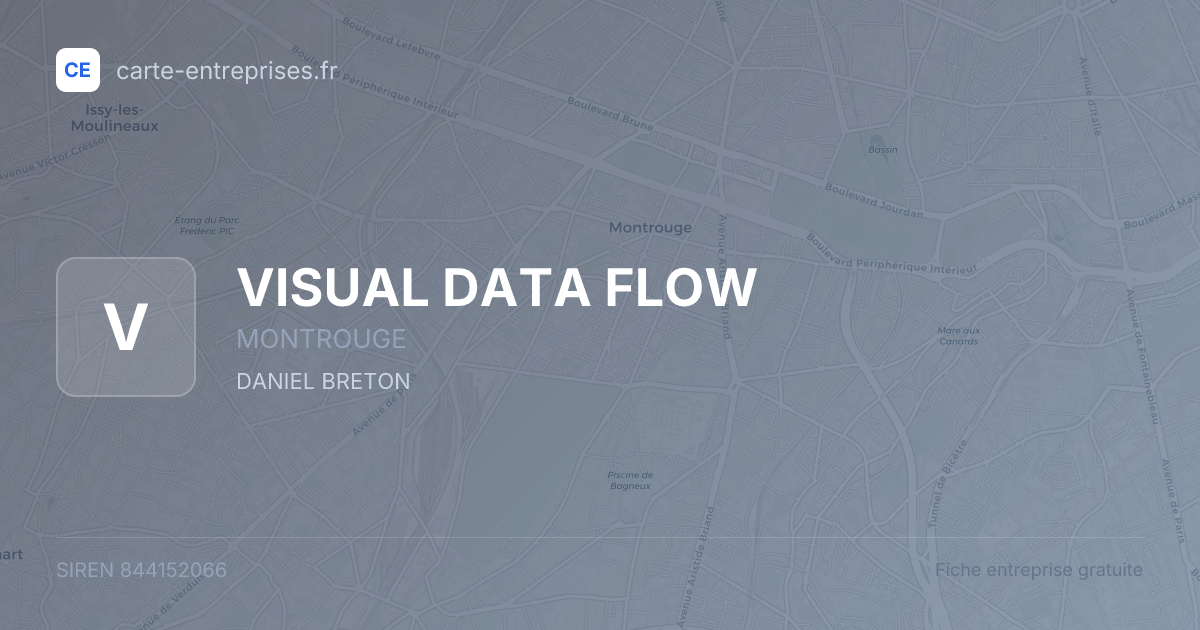 VISUAL DATA FLOW — 844152066 — fiche entreprise