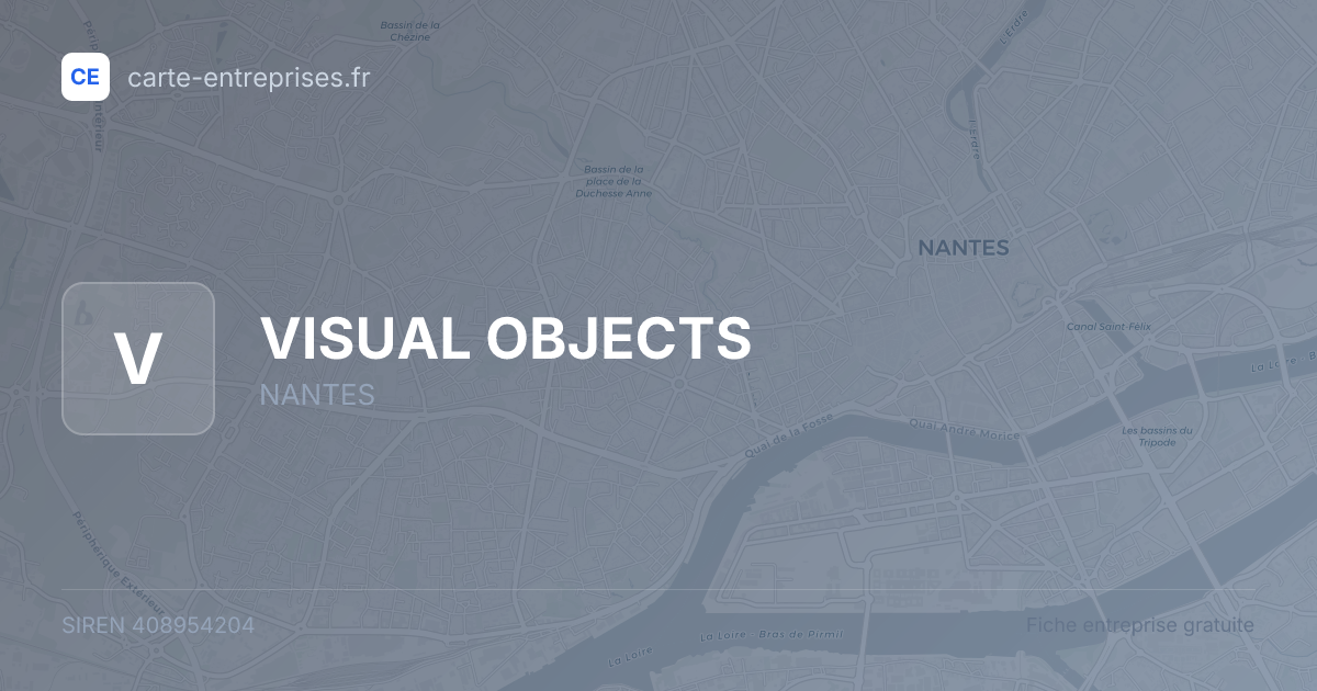 VISUAL OBJECTS — 408954204 — fiche entreprise