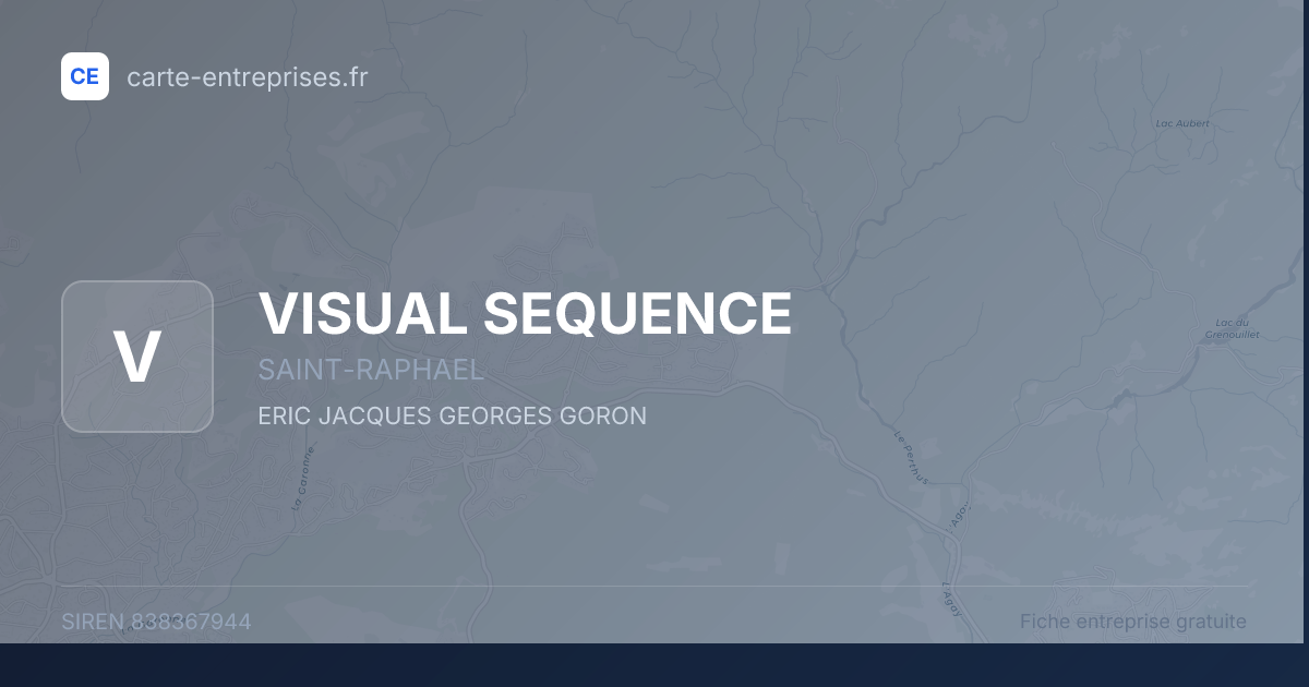VISUAL SEQUENCE — 838367944 — fiche entreprise