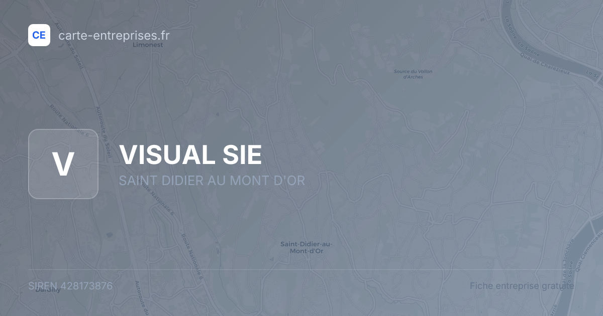 VISUAL SIE — 428173876 — fiche entreprise