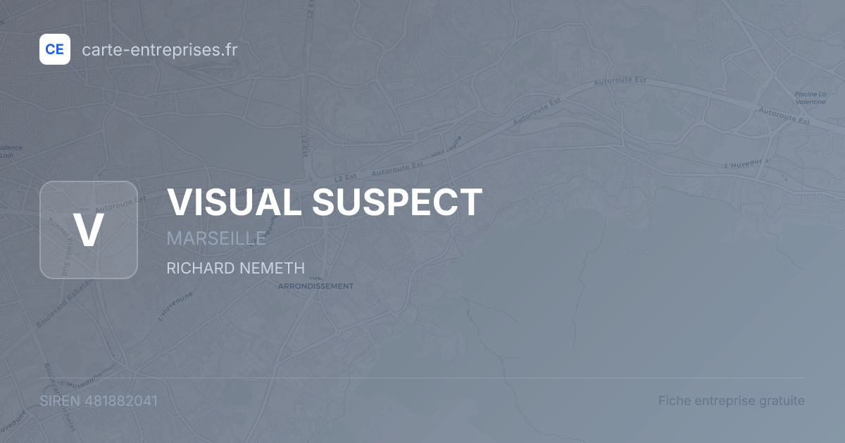 VISUAL SUSPECT — 481882041 — fiche entreprise