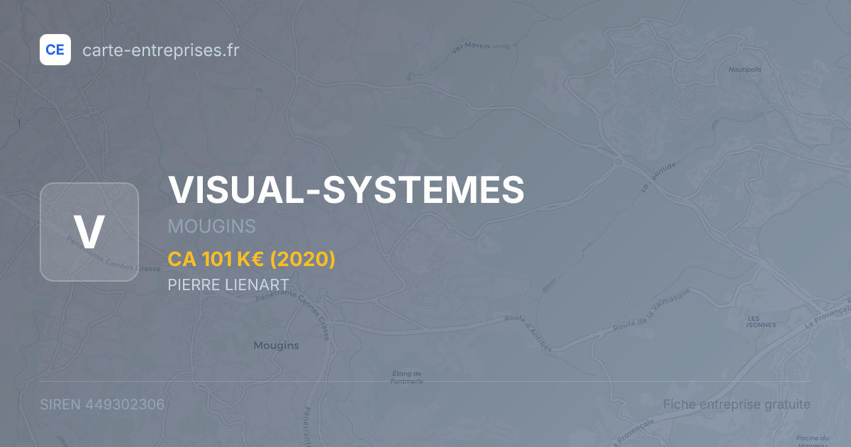 VISUAL-SYSTEMES — 449302306 — fiche entreprise