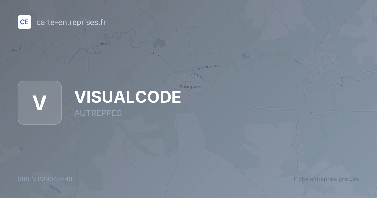 VISUALCODE — 829047448 — fiche entreprise