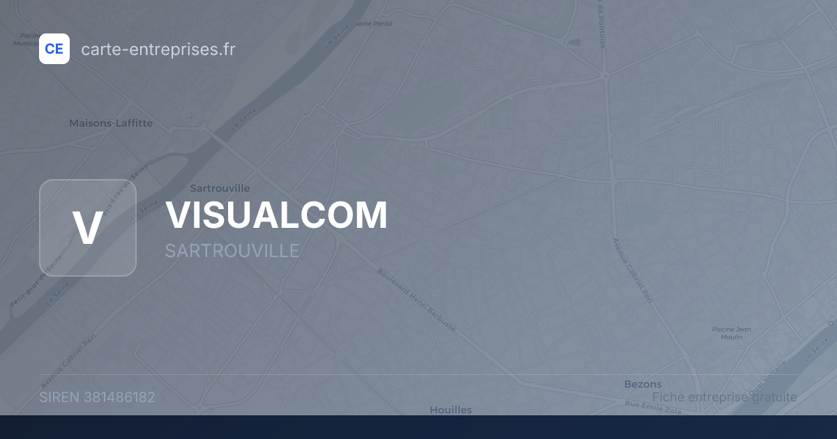 VISUALCOM — 381486182 — fiche entreprise