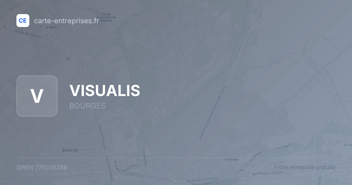 VISUALIS — 775036288 — fiche entreprise