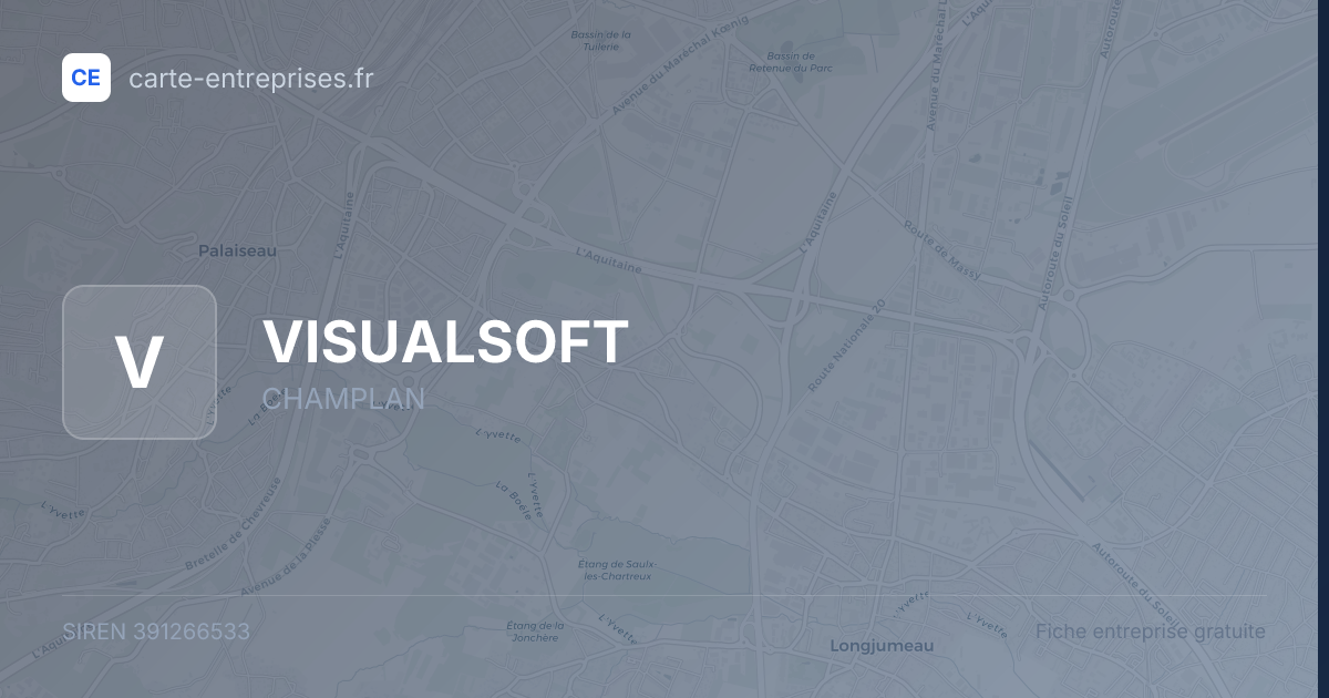 VISUALSOFT — 391266533 — fiche entreprise