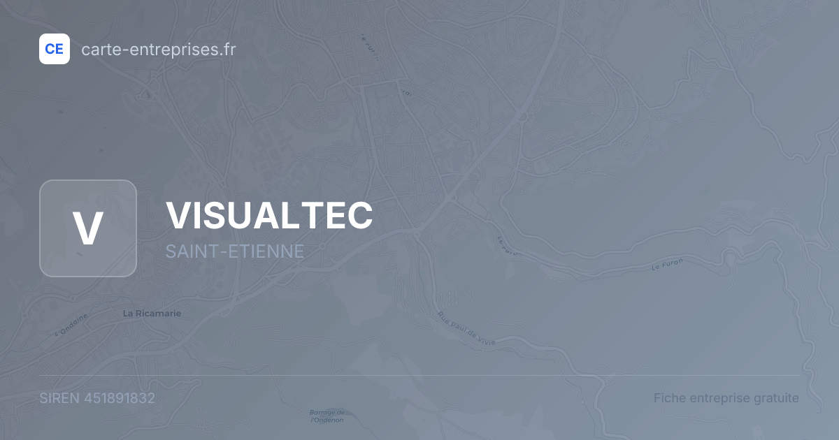 VISUALTEC — 451891832 — fiche entreprise