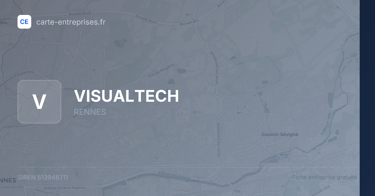 VISUALTECH — 513948711 — fiche entreprise
