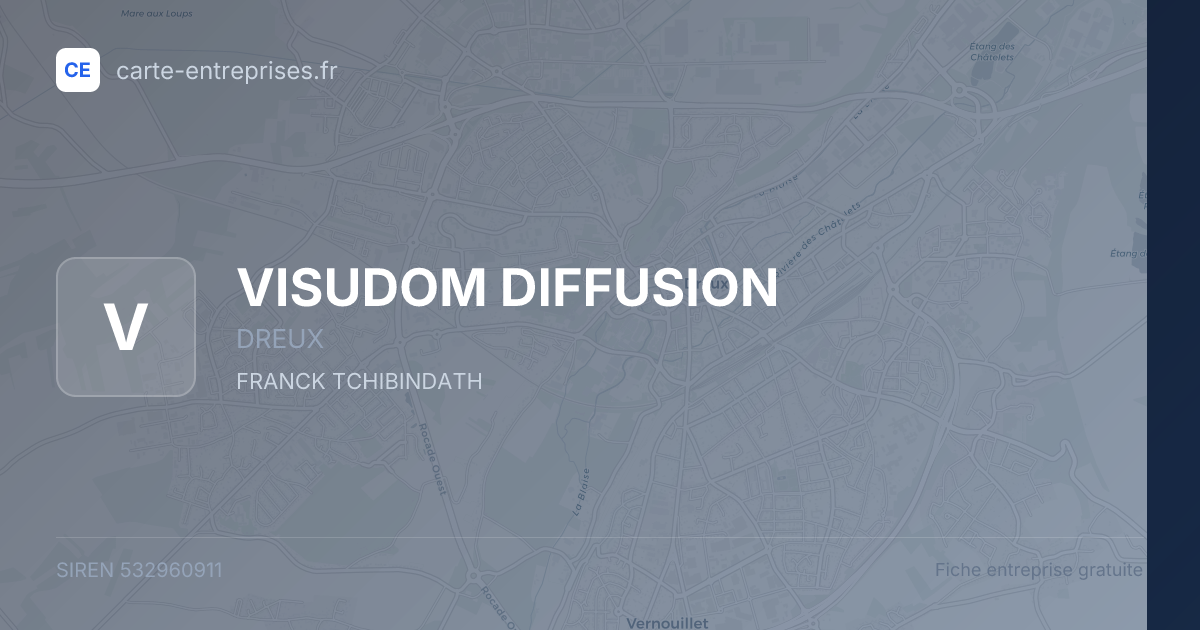 VISUDOM DIFFUSION — 532960911 — fiche entreprise