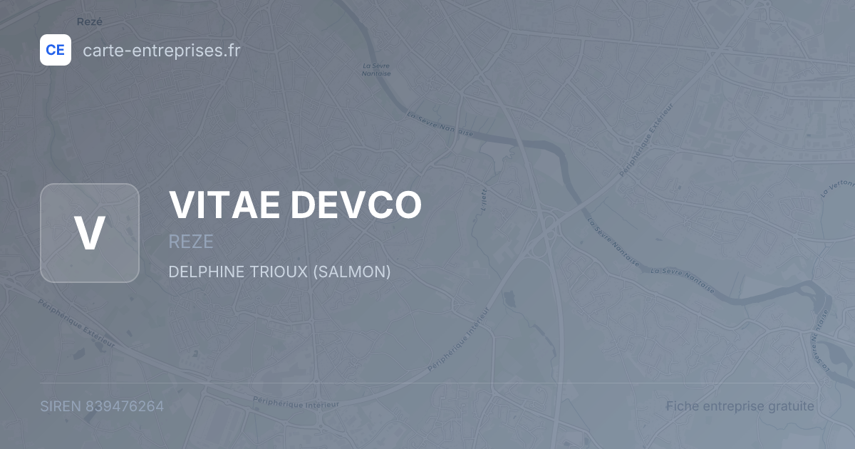 VITAE DEVCO — 839476264 — fiche entreprise