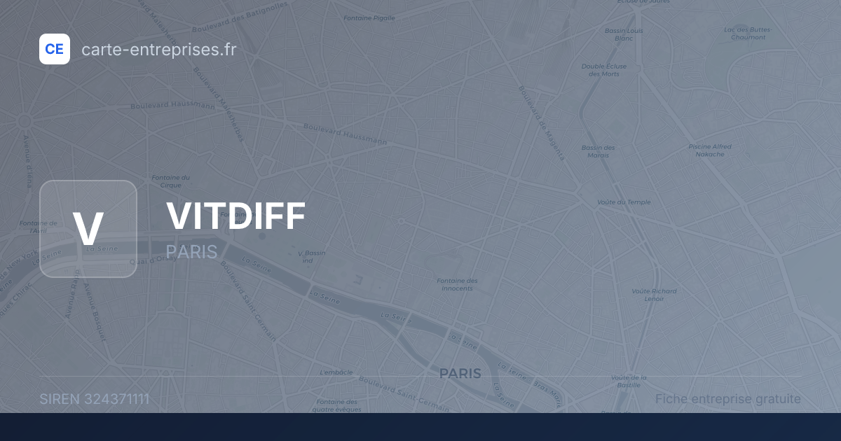 VITDIFF — 324371111 — fiche entreprise