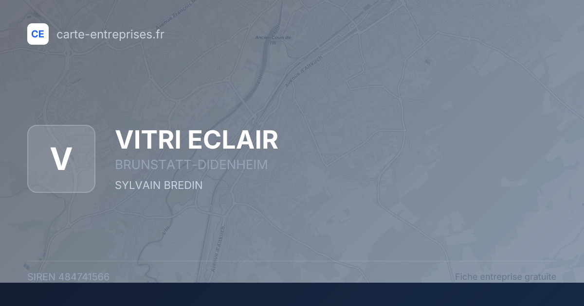 VITRI ECLAIR — 484741566 — fiche entreprise