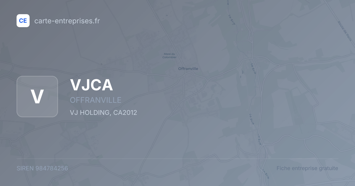 VJCA — 984784256 — fiche entreprise