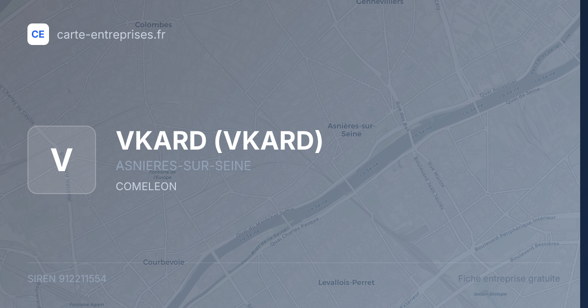 VKARD (VKARD) — 912211554 — fiche entreprise