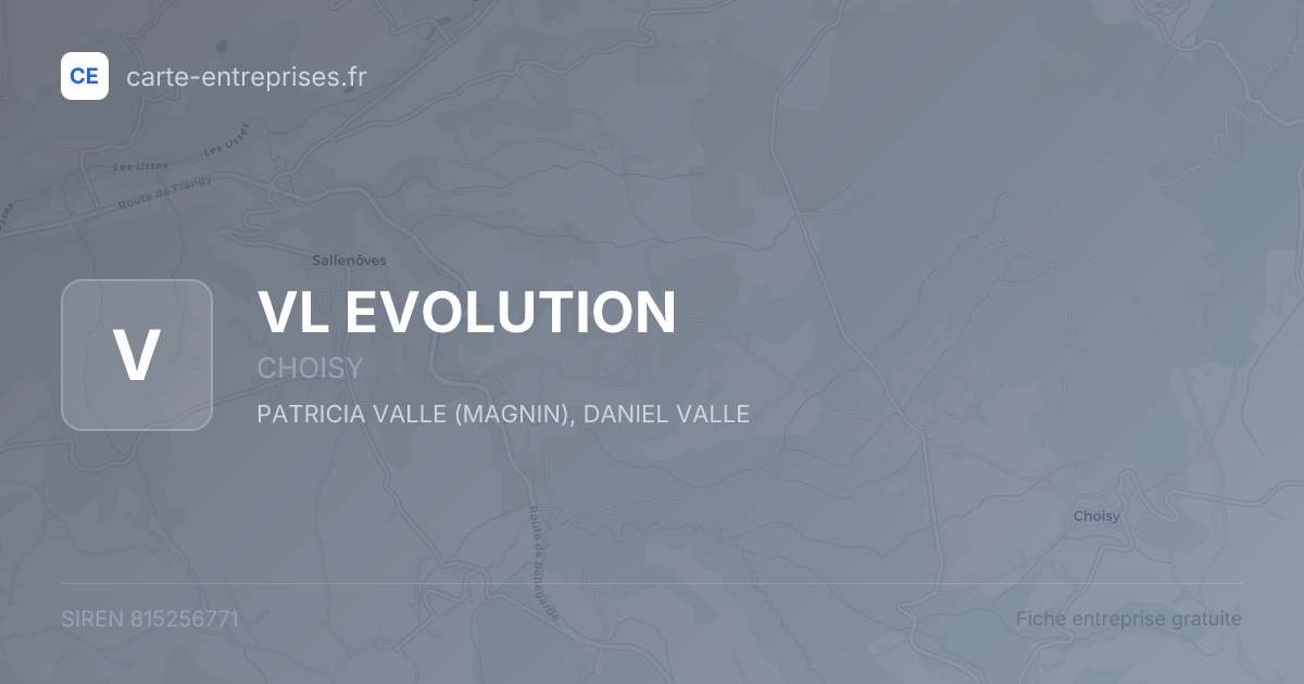 VL EVOLUTION — 815256771 — fiche entreprise