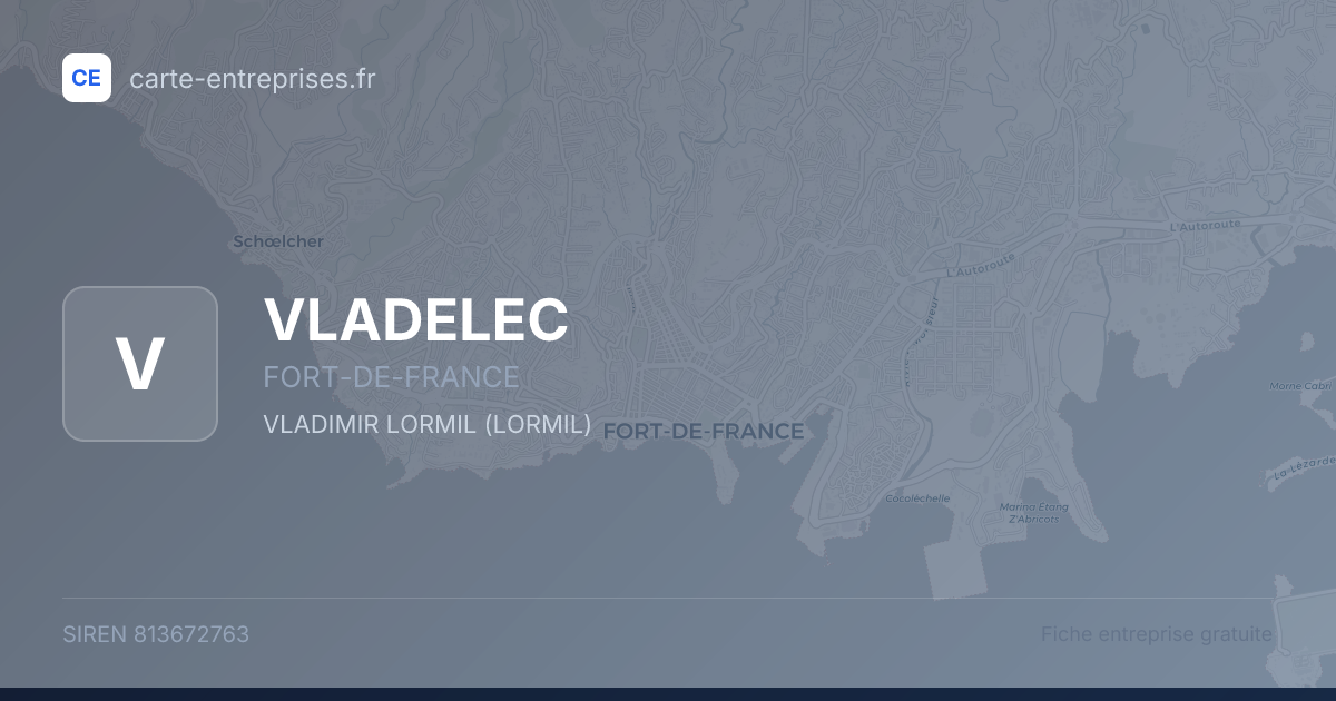 VLADELEC — 813672763 — fiche entreprise