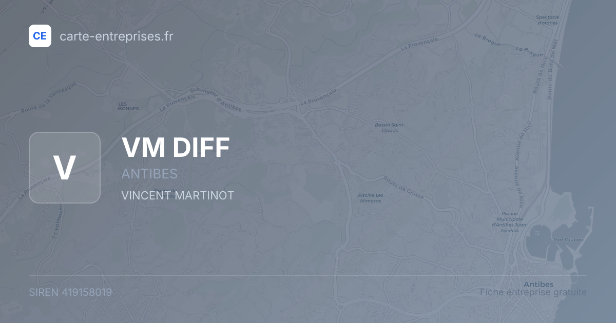 VM DIFF — 419158019 — fiche entreprise